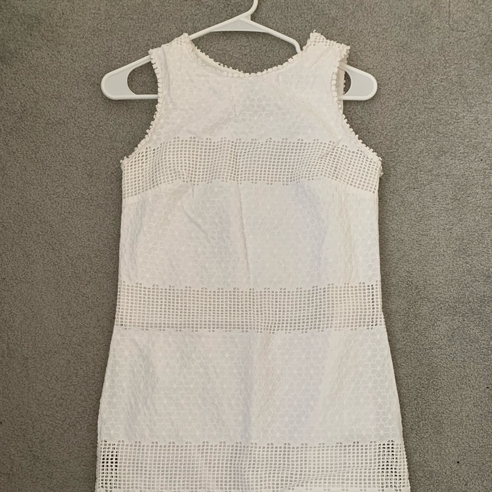 White lace dress